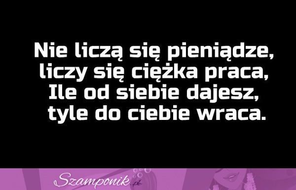 Nie liczą się pieniądze