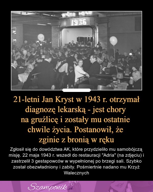 To się nazywa ODWAGA! 21-latek zachorował na GRUŹLICĘ i postanowił, że zginie z BRONIĄ w ręku!