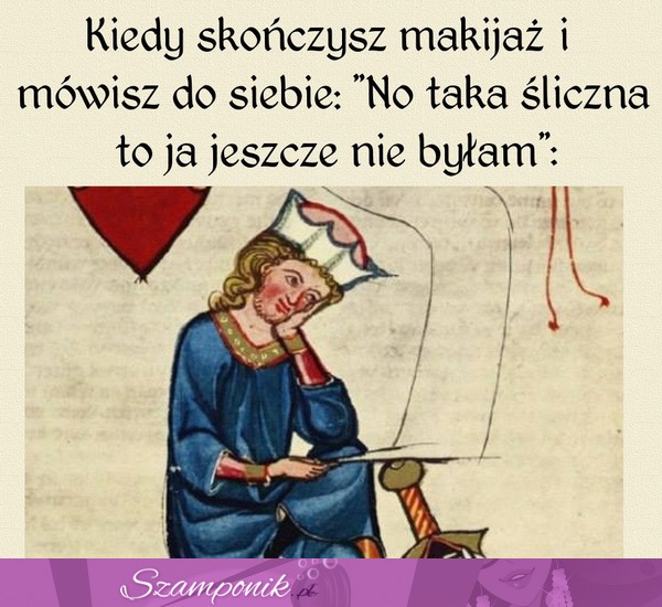 Kiedy skończysz makijaż