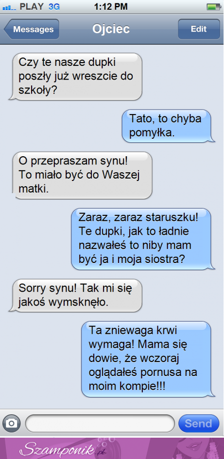 Ojciec pomylił numery i wysłał sms do swoich dzieci! zobacz jak to się skończyło :/