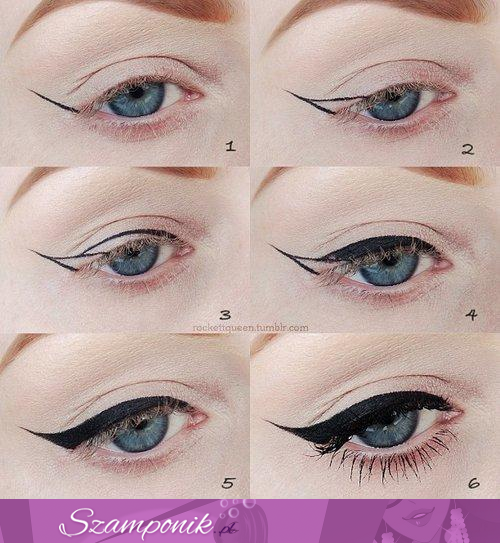Mega kreska eyelinerem - zobacz jak ją zrobić ;)