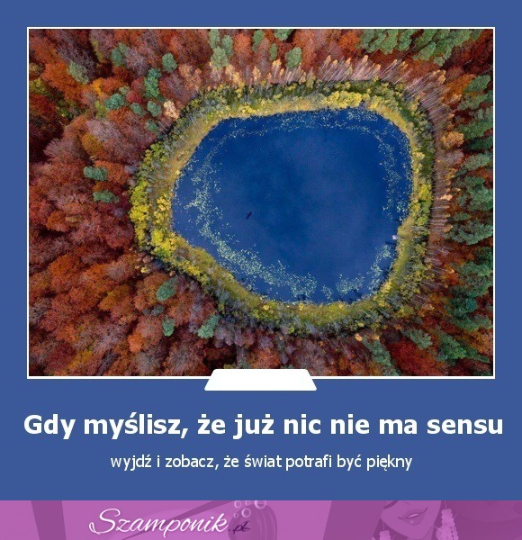 Gdy myślisz, że juz nic nie ma sensu