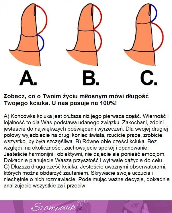 Zobacz, co o Twoim życiu mówi długość Twojego kciuka...