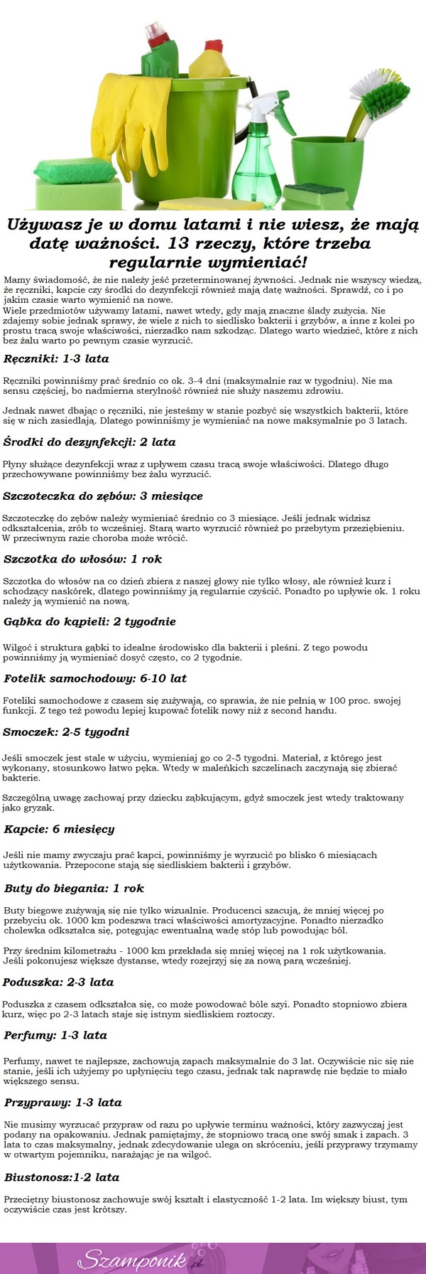 Używasz je w domu latami i nie wiesz, że mają date ważności. 13 RZECZY, które trzeba REGULARNIE wymieniać!