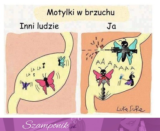 Motylki w brzuchu