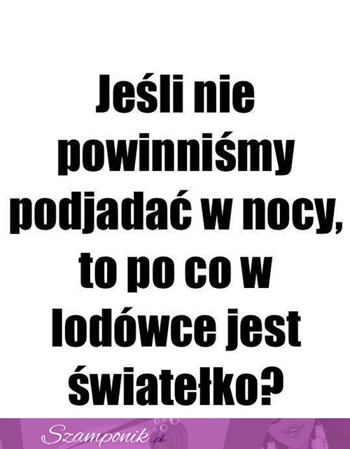 Światełko w lodówce