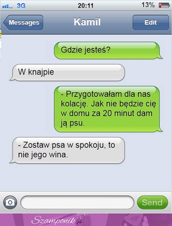 Dziewczyna przygotowała dla chłopaka KOLACJĘ ale on woli być w knajpie, zobacz jak to się skończyło- OSTRO! haha