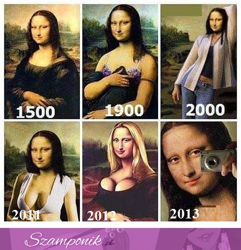 Mona Lisa- ewolucja