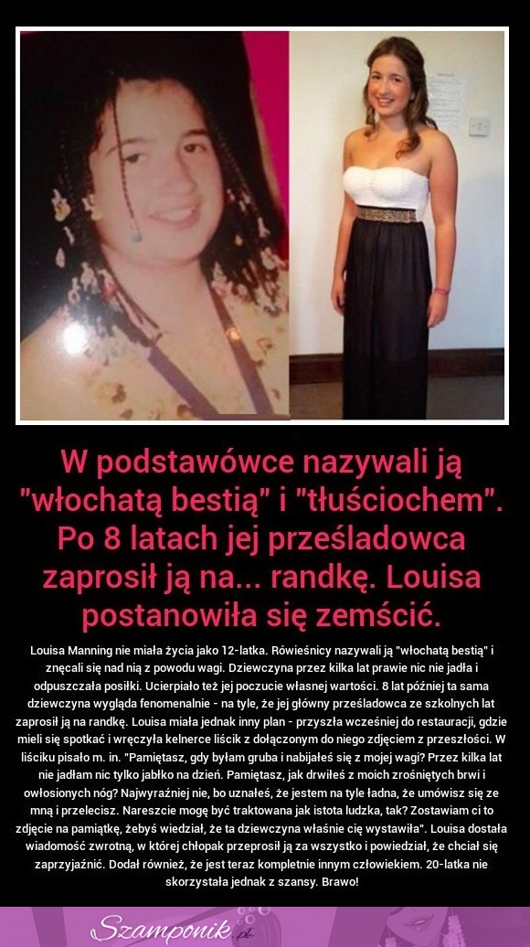 Nazywali ją ''włochatą bestią'' i znęcali się nad nią z powodu wagi! Ale się ZMIENIŁA!