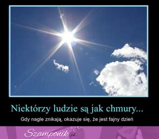 Gdy nagle znikają okazuje się...