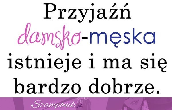 Przyjaźń damsko męska