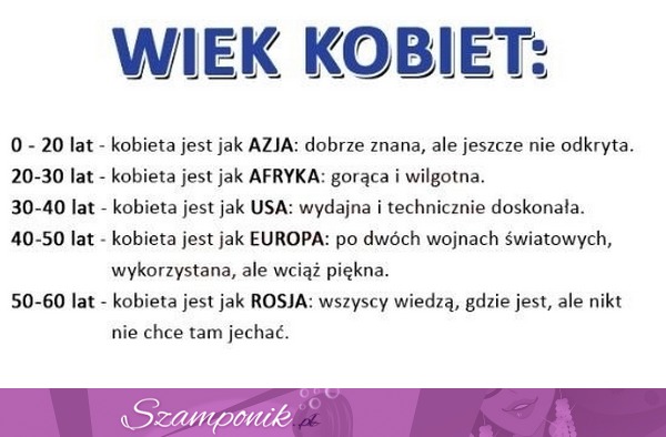 Kobieta jest jak... Zobacz na jakim etapie Ty jesteś! :D