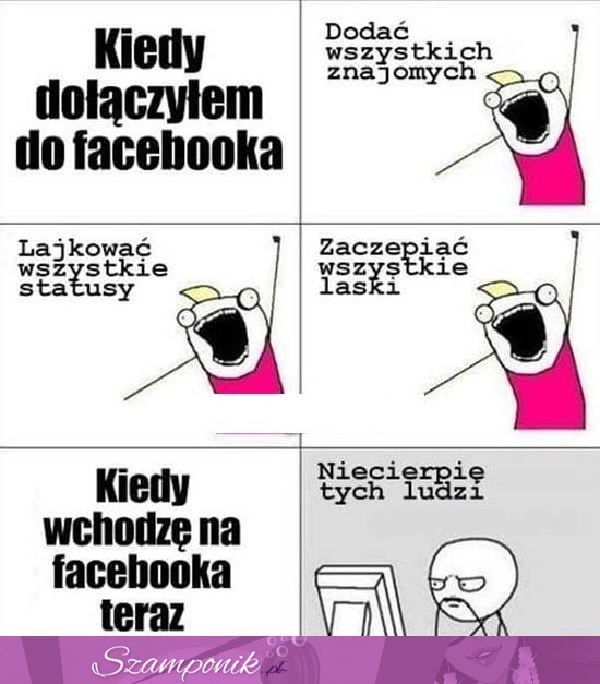 FACEBOOK prawdziwa historia! Początki vs teraźniejszość!  Zgadzam się z tym ;)