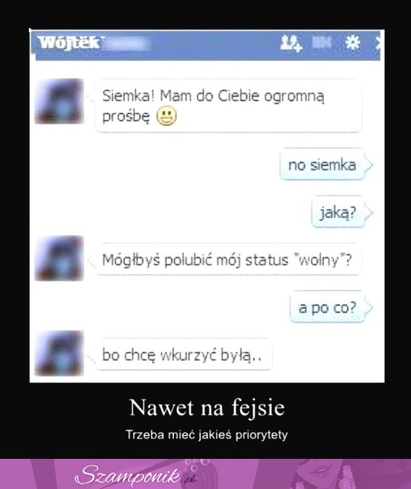 Niektórzy traktują FB zbyt POWAŻNIE! Masakra co za koleś ;/