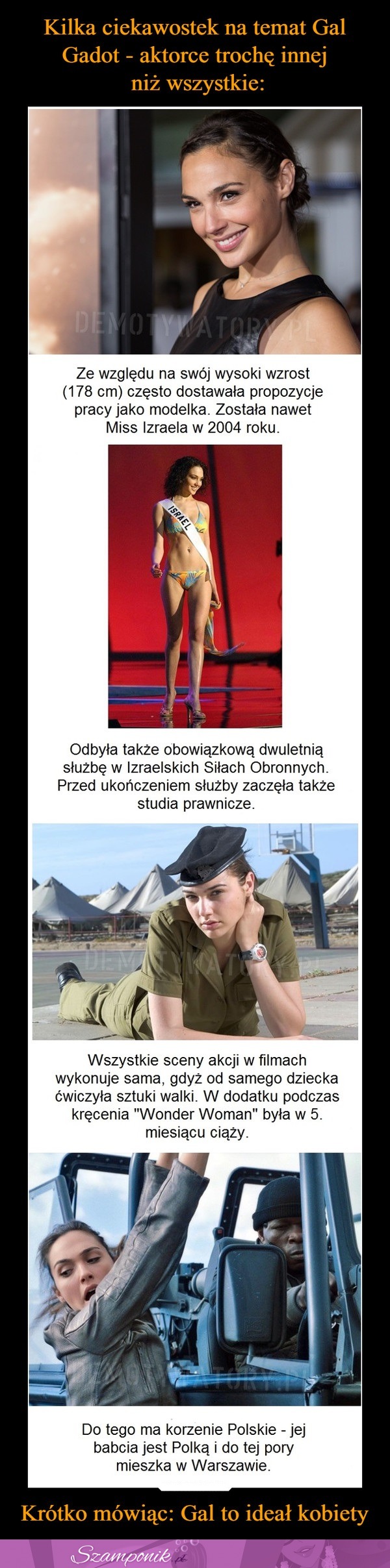 Kilka ciekawostek na temat Gal Gadot - aktorce innej niż wszystkie