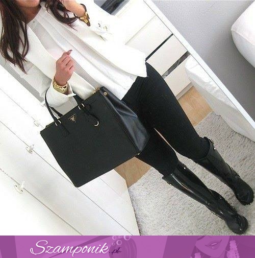 Black & white total look