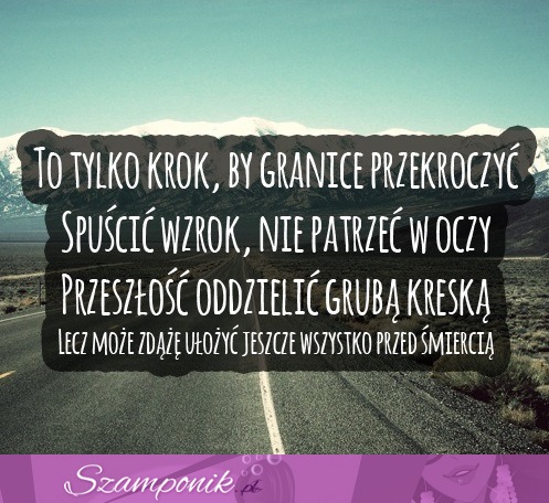 To tylko krok.