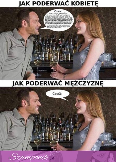 Zobacz jak poderwać chłopaka, a jak mężczyznę. haha mocne