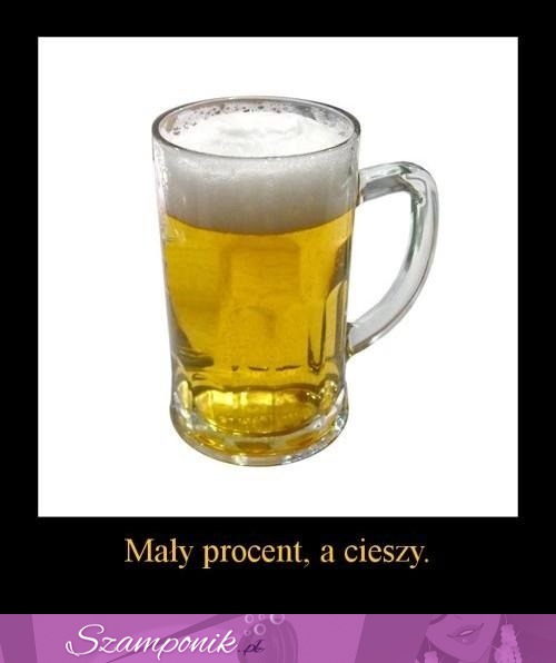 Mały procent, a cieszy