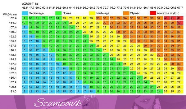 Sprawdź czy masz nadwagę czy niedowagę - wystarczy wzrost i waga! ;)