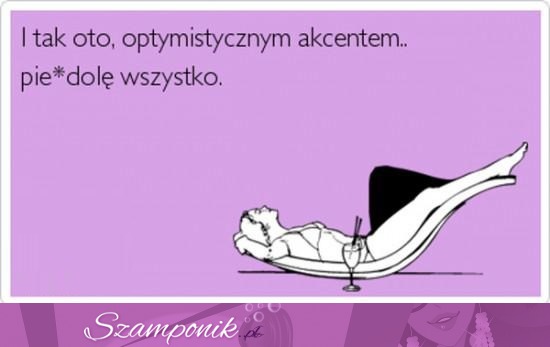 Optymistyczny akcent