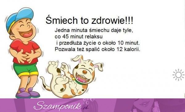 Śmiech to zdrowie