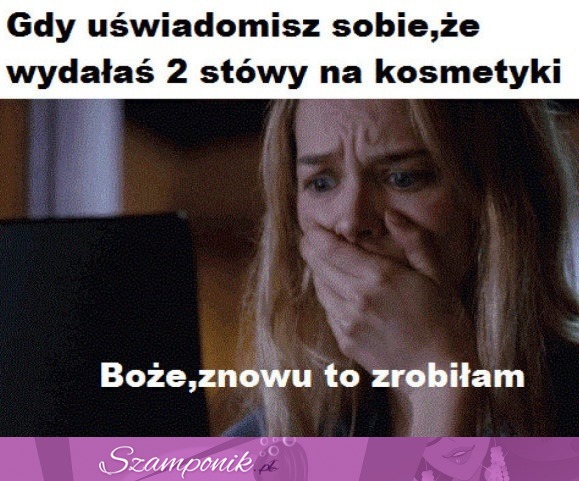 Kasa wydana na kosmetyki