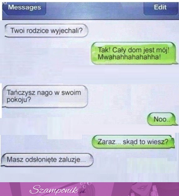 Ale wtopa! Tańczyła NAGO w swoim POKOJU i dostała.....