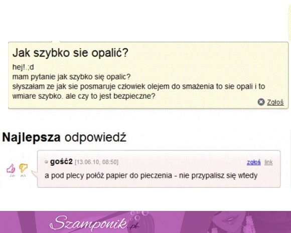 Jak się szybko opalić! Oto sprawdzony sposób dla GŁUPIEJ LASKI ;D