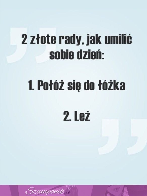 2 złote rady