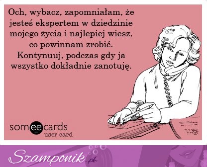 Już notuję...