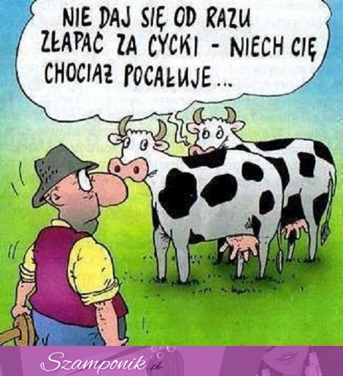 Niech chociaż pocałuje