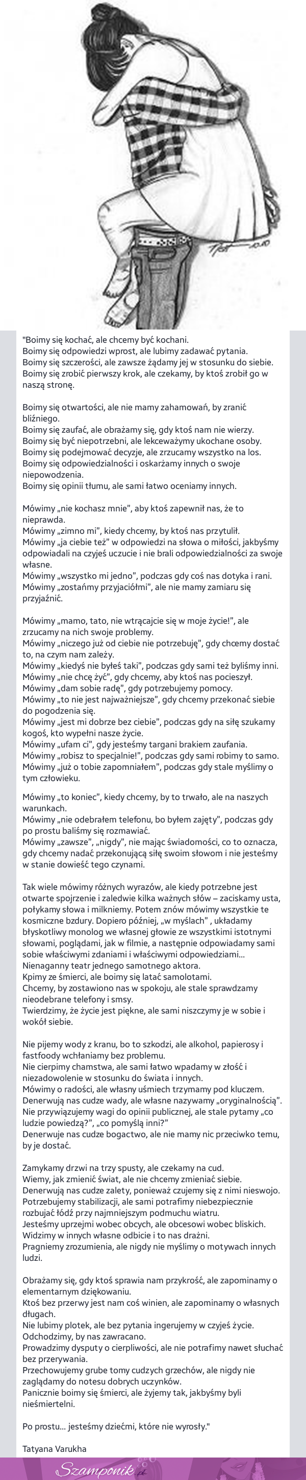 Przepiękne... Trzeba to przeczytać żeby zrozumieć!