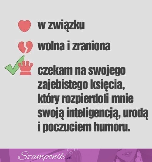 Tak, właśnie na Ciebie czekam!