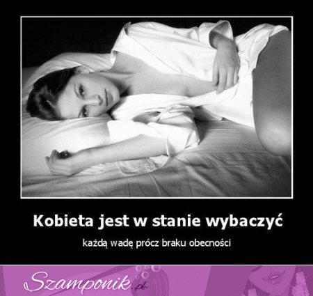 Kobieta jest w stanie wybaczyć