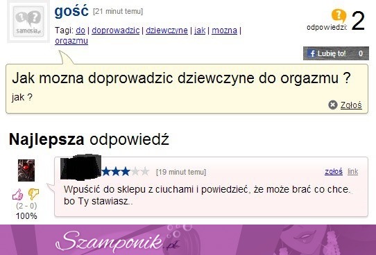 Zadał pytanie "jak doprowadzić dziewczynę do ORGAZMU" - zobacz co mu odpisali, HAHA :D