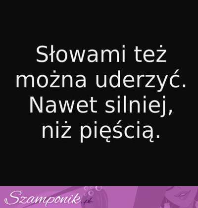 Silniej, niż pięścią