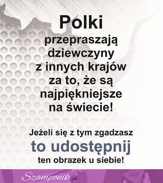 Polki przepraszają!