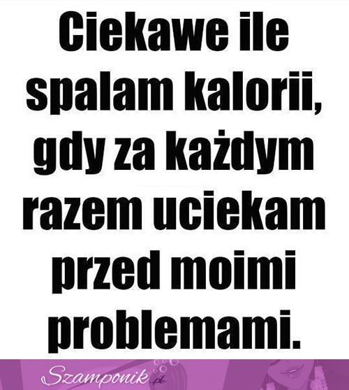 Spalanie kalorii dzięki problemom