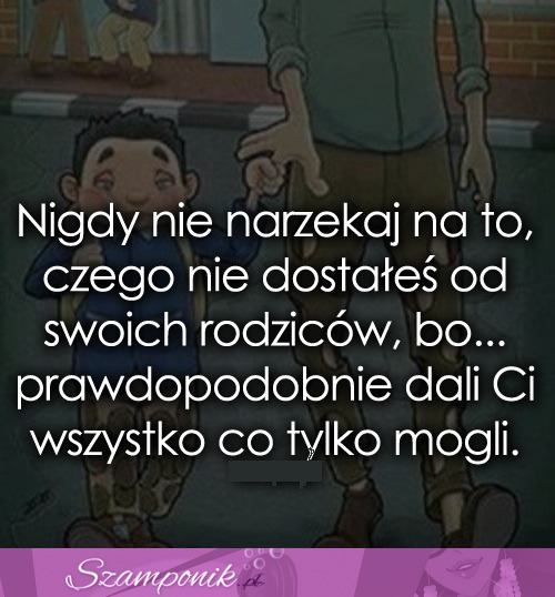 Nigdy nie narzekaj