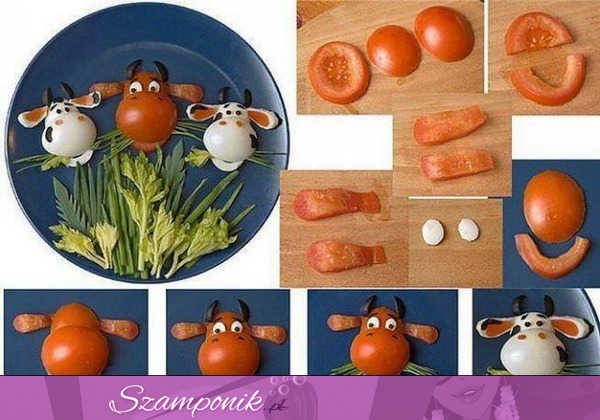 Pomidorowe krówki na śniadanie :)