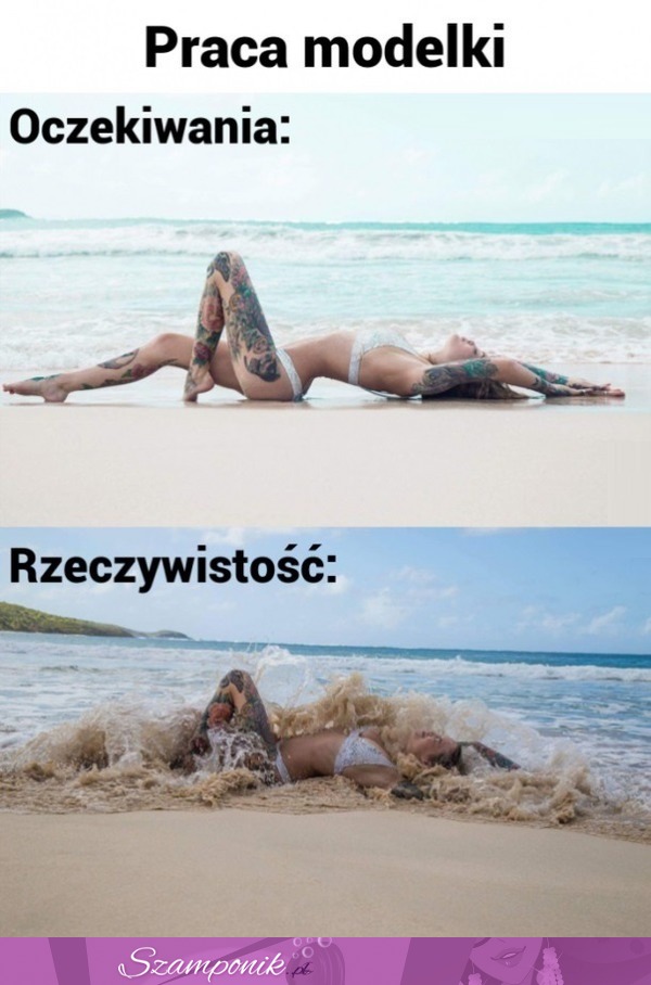 Tak wygląda praca modelki! Oczekiwania VS rzeczywistość! haha