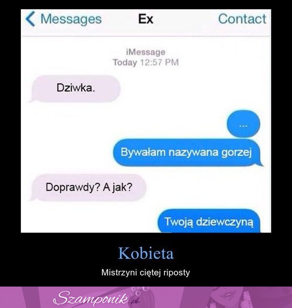 Dostała SMS od swojego EX! Zobacz jak mu pojechała po AMBICJI! Dobra jest!