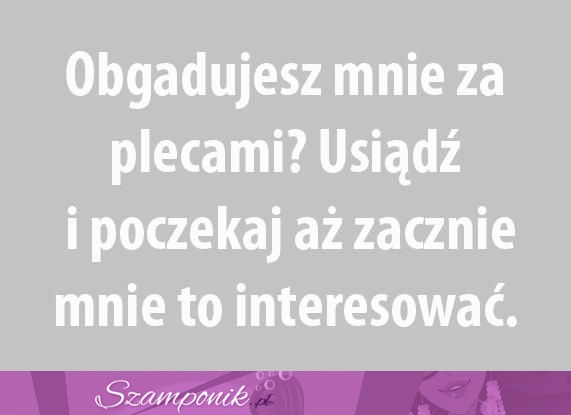 Obgadywanie za plesami