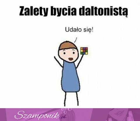 Zalety bycia daltonistą