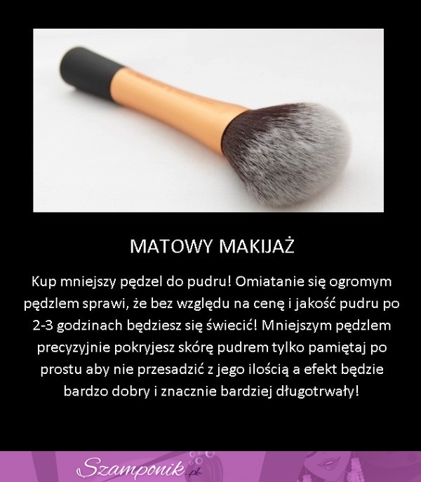 Matowy makijaż... MEGA!