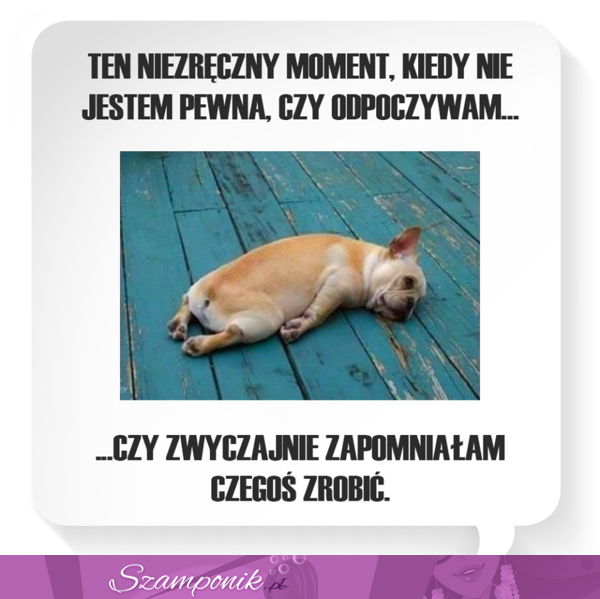 Ten niezręczny moment