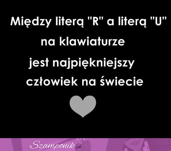 Między literą r, a u jest...