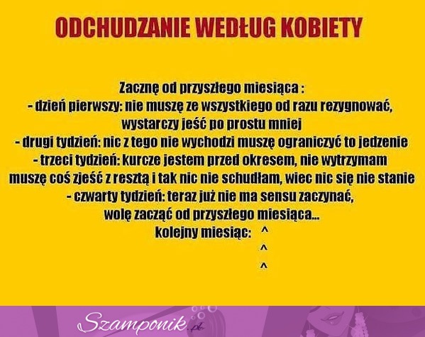 Odchudzanie według kobiety