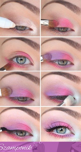 Marzy Ci się różowy makijaż oka? Oto klika kroków do zrobienia tego cudeńka! *.*
